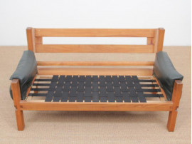 Two-seat sofa by Pierre Chapo model S22