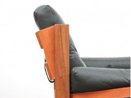 Two-seat sofa by Pierre Chapo model S22