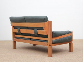 Two-seat sofa by Pierre Chapo model S22