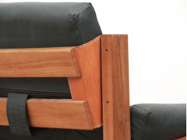 Two-seat sofa by Pierre Chapo model S22