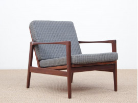 Mid-Century  modern scandinavian pair of armchairs 