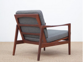 Paire de fauteuils scandinaves  en teck