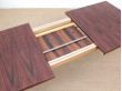 Mid-Century  modern scandinavian dining table in Rio rosewood 8/12 seats by Helge Vestergaard Jensen