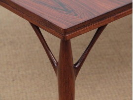 Mid-Century  modern scandinavian dining table in Rio rosewood 8/12 seats by Helge Vestergaard Jensen