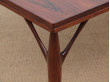 Mid-Century  modern scandinavian dining table in Rio rosewood 8/12 seats by Helge Vestergaard Jensen