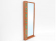 Mid-Century  modern scandinavian mirror in teak, with light