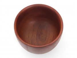 Mid-Century  modern scandinavian large bowl in teak