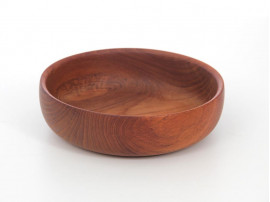 Mid-Century  modern scandinavian large bowl in teak