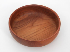 Mid-Century  modern scandinavian large bowl in teak