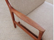 Mid-Century Modern Danish pair of  lounge chairs in teak model Kuba by Bertil Fridhagen