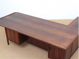 Mid-Century  modern scandinavian large desk in Rio rosewood by Arne Vodder for Sibast Furniture