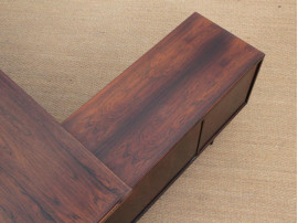 Mid-Century  modern scandinavian large desk in Rio rosewood by Arne Vodder for Sibast Furniture