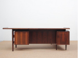 Mid-Century  modern scandinavian large desk in Rio rosewood by Arne Vodder for Sibast Furniture