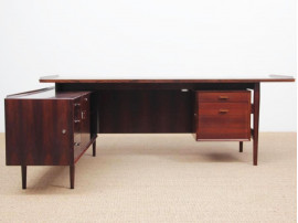 Mid-Century  modern scandinavian large desk in Rio rosewood by Arne Vodder for Sibast Furniture