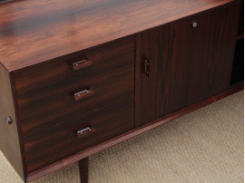 Mid-Century  modern scandinavian large desk in Rio rosewood by Arne Vodder for Sibast Furniture