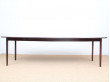 Mid-Century  modern scandinavian dining table in mahogany 8/12 seats by Ole Wanscher