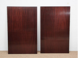 Mid-Century  modern scandinavian dining table in mahogany 8/12 seats by Ole Wanscher