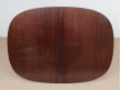 Mid-Century  modern scandinavian dining table in mahogany 8/12 seats by Ole Wanscher