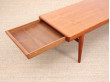 Table basse scandinave en teck. 