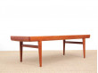 Mid-Century  modern scandinavian coffe table in teak by Johannes Andersen