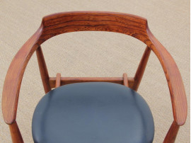Paire de fauteuils scandinaves en orme modèle ST-750