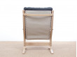 Mid modern century Siesta Classic armchair, hight back by Ingmar Relling. New edition.