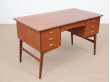 Mid-Century  modern scandinavian desk in teak