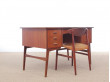 Mid-Century  modern scandinavian desk in teak