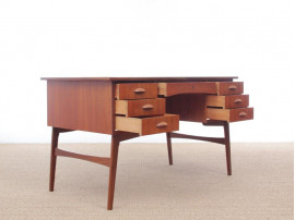 Mid-Century  modern scandinavian desk in teak