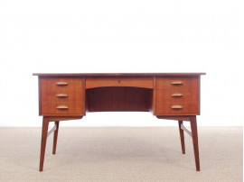 Mid-Century  modern scandinavian desk in teak