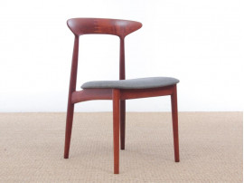 Mid-Century  modern scandinavian set of 4 teak dinning chairs by Kurt Østervig