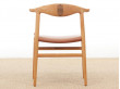 Mid-Century  modern scandinavian chair model Cow Horn PP 505 by Hans Wegner. New production.