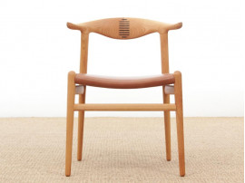 Fauteuil scandinave Cow Horn PP 505. Nouvelle édition.