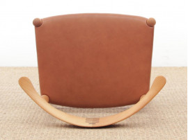 Fauteuil scandinave Cow Horn PP 505. Nouvelle édition.