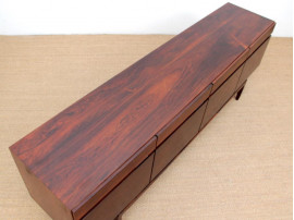 Mid-Century  modern scandinavian side bord in Rio rosewood by Ib Kofod Larsen for Faarup Mobelfabrik