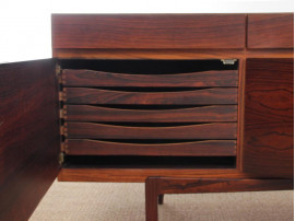 Mid-Century  modern scandinavian side bord in Rio rosewood by Ib Kofod Larsen for Faarup Mobelfabrik