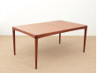 Mid-Century Modern danish extendable dining table in teak by H.W. Klein for Bramin, 6/8 seats.