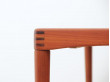 Mid-Century Modern danish extendable dining table in teak by H.W. Klein for Bramin, 6/8 seats.