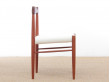 Mid-Century Modern scandinavian set of  4 dining chairs in teak by H.W. Klein