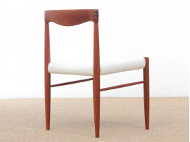 Mid-Century Modern scandinavian set of  4 dining chairs in teak by H.W. Klein