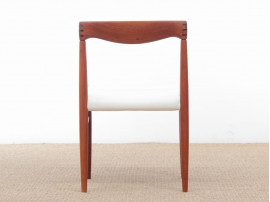 Mid-Century Modern scandinavian set of  4 dining chairs in teak by H.W. Klein