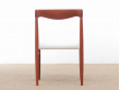 Mid-Century Modern scandinavian set of  4 dining chairs in teak by H.W. Klein