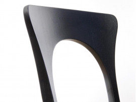 Mid-Century modern scandinavian dining chair model Peter black by Niels Koefoed, new edition. 