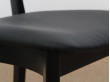 Mid-Century modern scandinavian dining chair model Peter black by Niels Koefoed, new edition. 