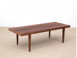 Mid-Century  modern scandinavian coffee table in Rio rosewood by Severin Hansen