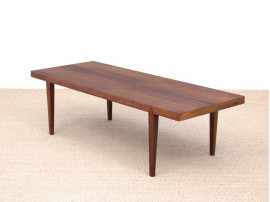 Mid-Century  modern scandinavian coffee table in Rio rosewood by Severin Hansen