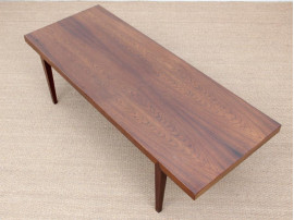 Mid-Century  modern scandinavian coffee table in Rio rosewood by Severin Hansen