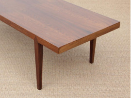 Mid-Century  modern scandinavian coffee table in Rio rosewood by Severin Hansen