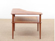 Mid-Century  modern scandinavian angle coffee table by Peter Hvidt