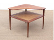 Mid-Century  modern scandinavian angle coffee table by Peter Hvidt